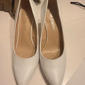 The Limited Classic White Heels